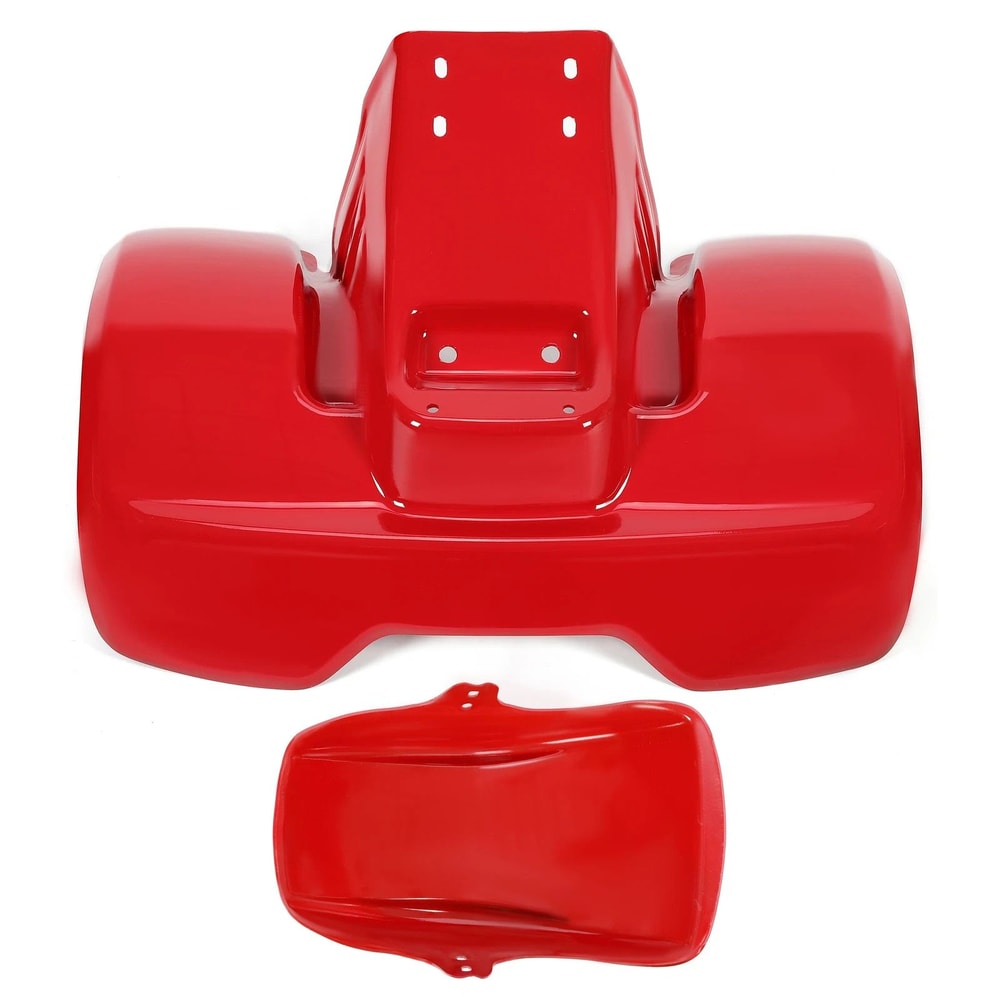Honda ATC70 Fender Kit Red Plastic Front Rear Replacement 5