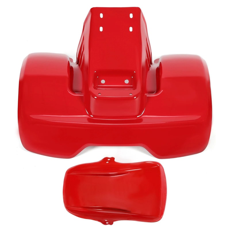 Honda ATC70 Fender Kit Red Plastic Front Rear Replacement 5