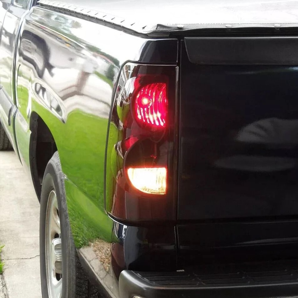 Chevy Silverado Tail Lights With Bulbs Rear Brake Lamp Replacement Set 9