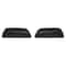 Chevy Malibu Fog Light Cover Set Front Bumper Bezel Replacement Black Trim Pair 10