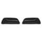 Chevy Malibu Fog Light Cover Set Front Bumper Bezel Replacement Black Trim Pair 10