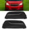 Chevy Malibu Fog Light Cover Set Front Bumper Bezel Replacement Black Trim Pair 0