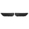 Chevy Malibu Fog Light Cover Set Front Bumper Bezel Replacement Black Trim Pair 5