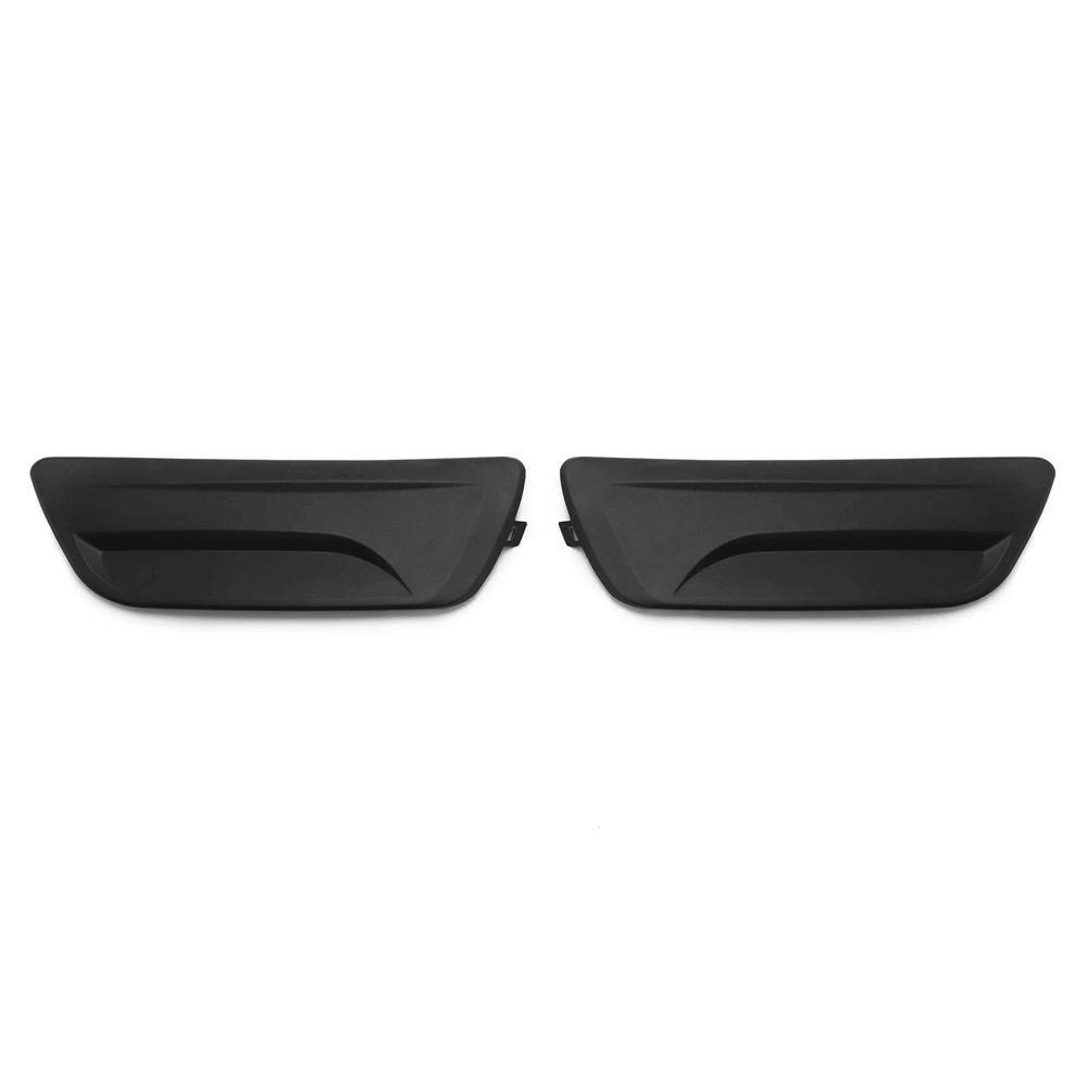 Chevy Malibu Fog Light Cover Set Front Bumper Bezel Replacement Black Trim Pair 6