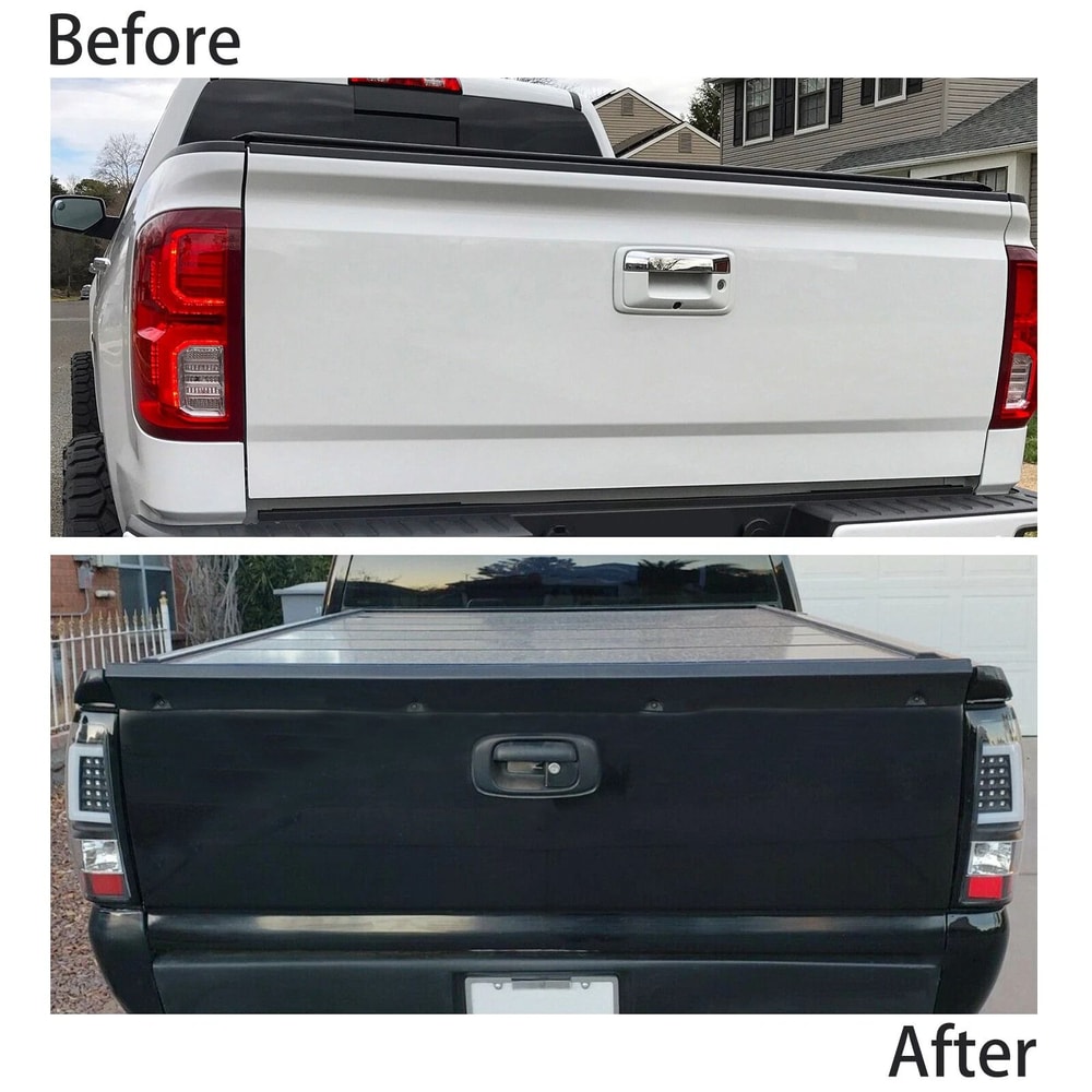 Chevy Silverado Tailgate Spoiler Wing For Sierra Truck Rear Upgrade 12
