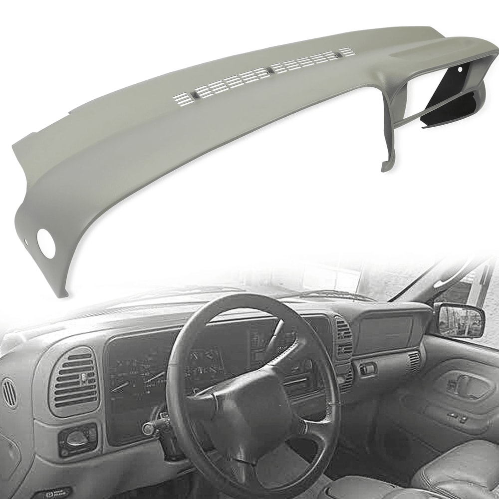 Premium Chevy Dash Cover Overlay For GMC Suburban Crack Repair Grey 0