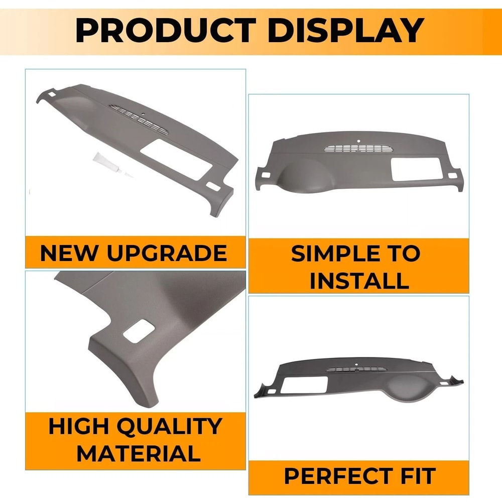 Gray Dash Cover Cap For Tahoe Suburban Yukon Avalanche Dashboard Cover Replacement 17