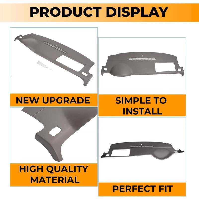 Gray Dash Cover Cap For Tahoe Suburban Yukon Avalanche Dashboard Cover Replacement 17