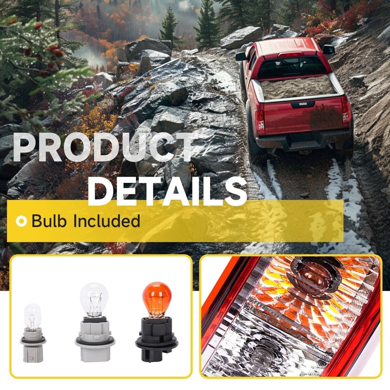 Nissan Frontier Tail Lights Replacement Pair With Bulbs Rear Assembly 13