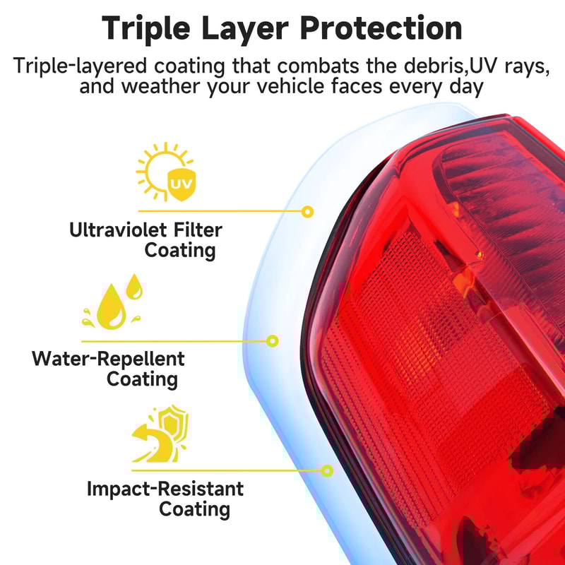 Nissan Frontier Tail Lights Replacement Pair With Bulbs Rear Assembly 14