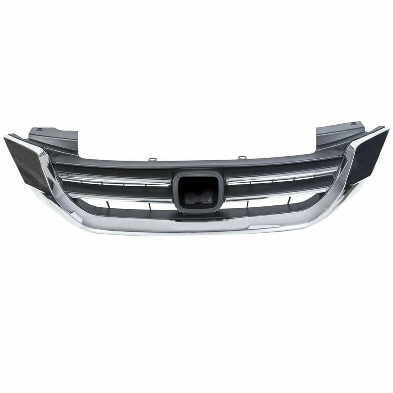 Chrome Front Bumper Grille For Honda Accord Radiator Replacement 1