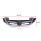 Chrome Front Bumper Grille For Honda Accord Radiator Replacement 10