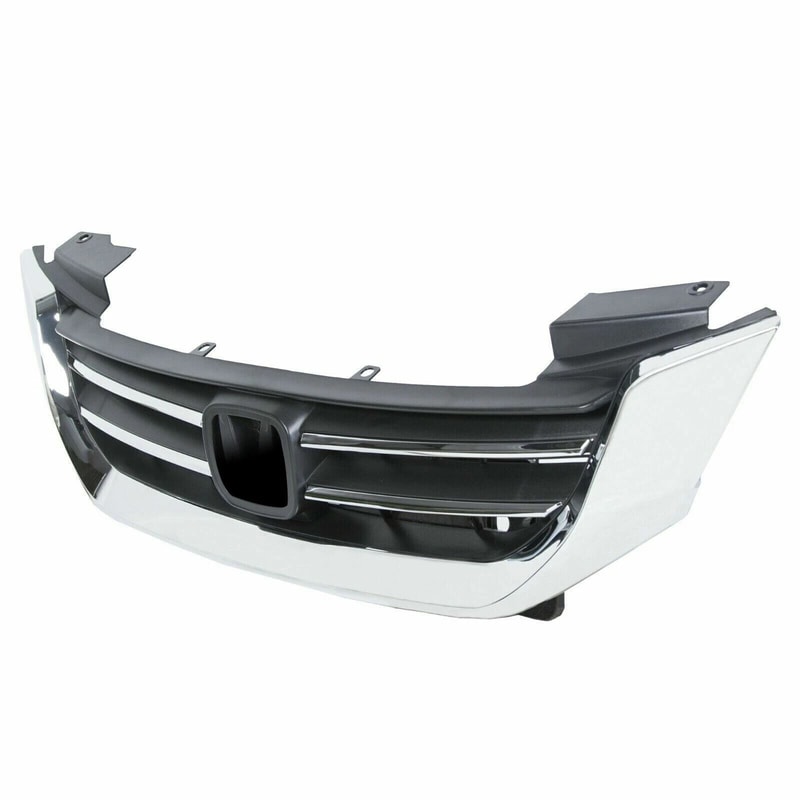 Chrome Front Bumper Grille For Honda Accord Radiator Replacement 7