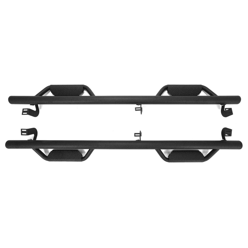 Premium Black Running Boards For Toyota Tacoma Double Cab Durable Running Boards Toyota Tacoma Side 2