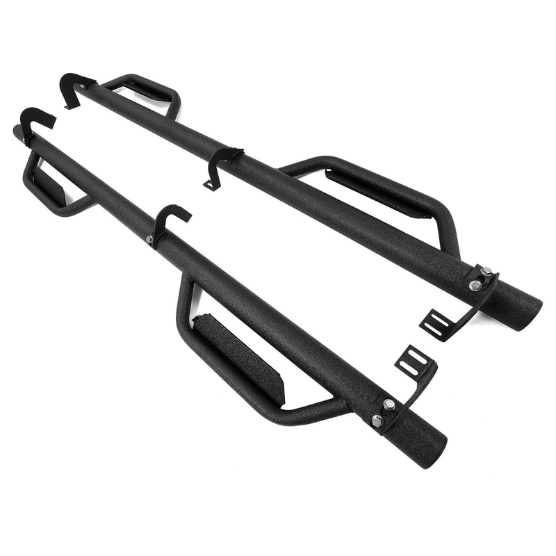 Premium Black Running Boards For Toyota Tacoma Double Cab Durable Running Boards Toyota Tacoma Side 8