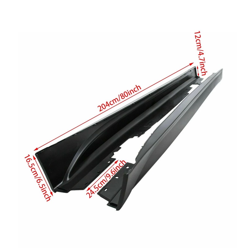 M3 Style Side Skirts For BMW Series Sedan Sport Upgrade 11