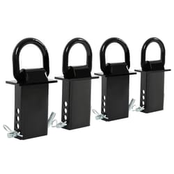 heavy duty trailer d ring tie down stake pocket anchor zinc coated adjustable