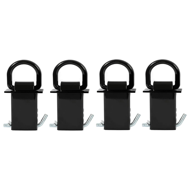 Heavy Duty Trailer D Ring Tie Down Stake Pocket Anchor Zinc Coated Adjustable 1