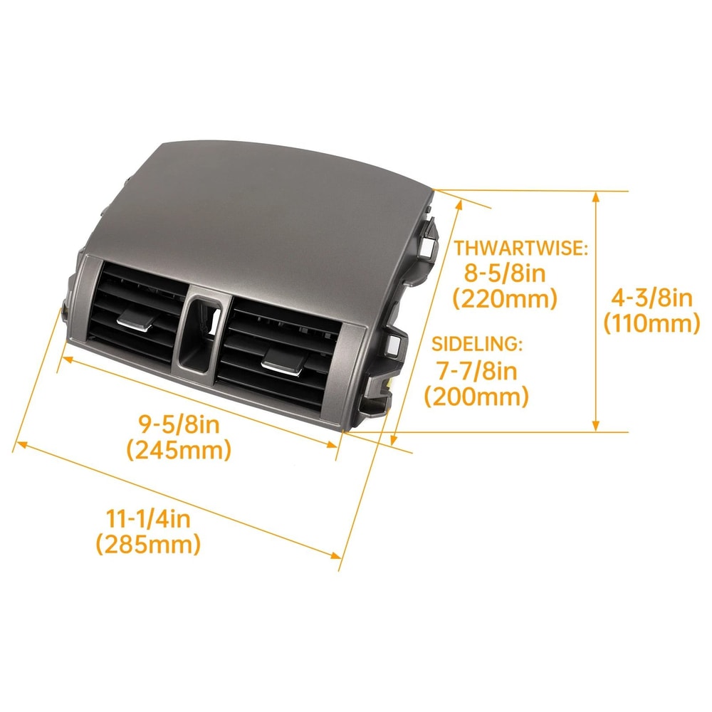 Toyota Corolla AC Air Vent Bezel Cover Trim Stylish Dashboard Upgrade 14