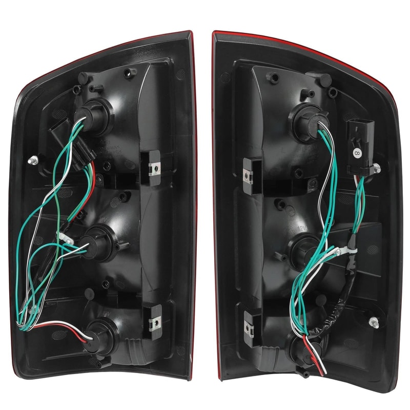 DOT Tail Lights WBulbs For Dodge Ram OEM Replacement Brake Lamps 3