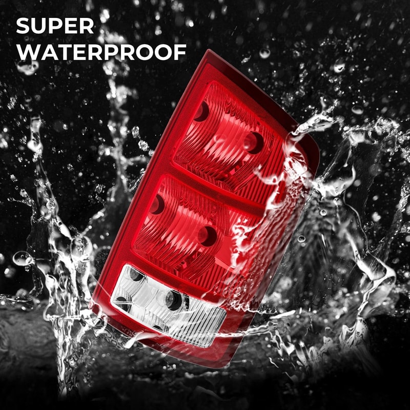 DOT Tail Lights WBulbs For Dodge Ram OEM Replacement Brake Lamps 11