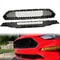 Premium Front Upper Lower Mustang Front Grille Replacement Black Honeycomb Mesh Grille 0