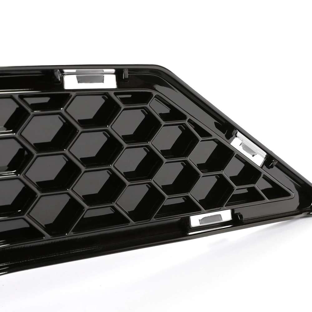 Premium Front Upper Lower Mustang Front Grille Replacement Black Honeycomb Mesh Grille 7