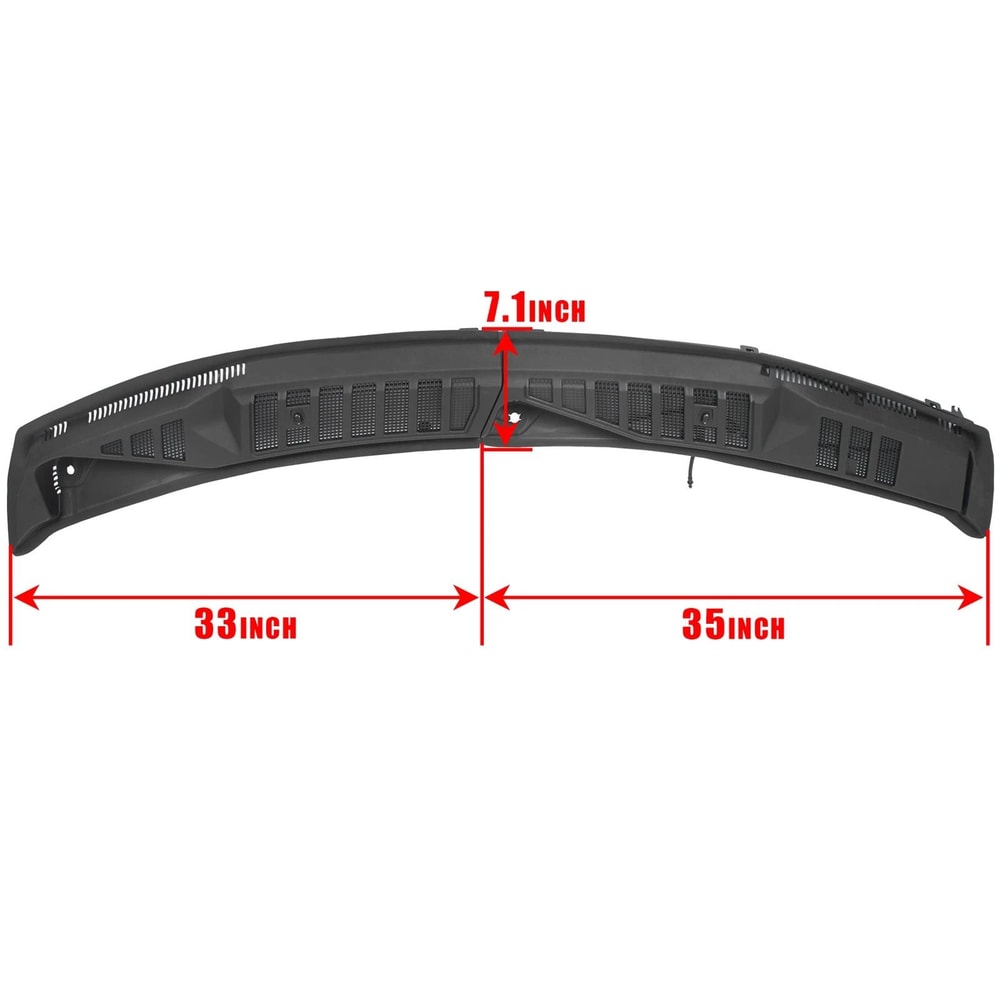 Windshield Wiper Cowl Grille Insert For Ford Durable OEM Replacement 6