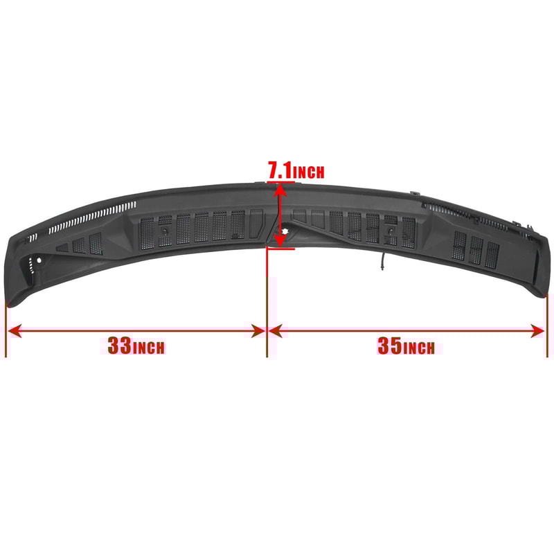 Windshield Wiper Cowl Grille Insert For Ford Durable OEM Replacement 6