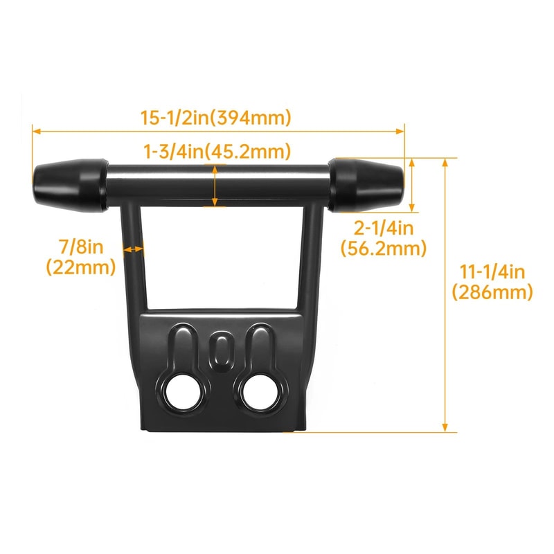 New Yamaha Banshee Front Bumper Guard Rubber End Caps Durable ATV Protection 16