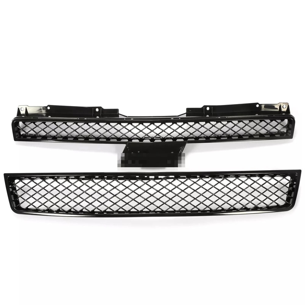 For Chevy TahoeSuburbanAvalanche Black Mesh Front Bumper Grille Grill 0