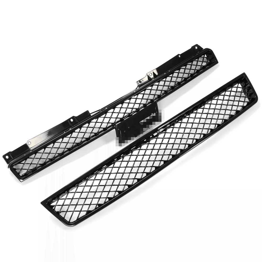 For Chevy TahoeSuburbanAvalanche Black Mesh Front Bumper Grille Grill 3