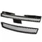 For Chevy TahoeSuburbanAvalanche Black Mesh Front Bumper Grille Grill 7