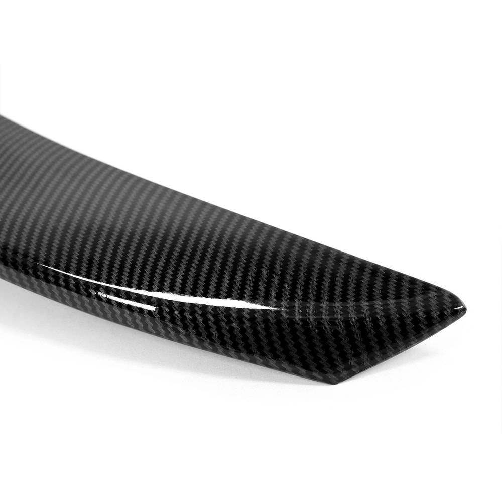 Rear Trunk Spoiler Wing For Tesla Model 3 Carbon Fiber Look Perfect Fit 3
