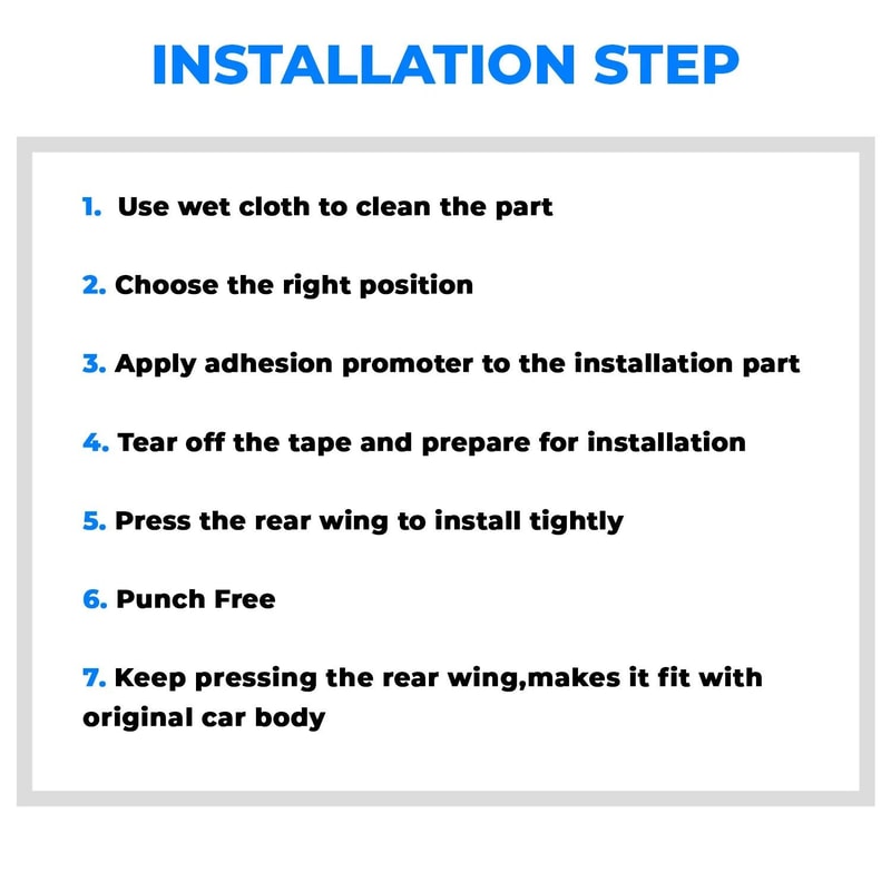 Rear Trunk Spoiler Wing For Tesla Model 3 Carbon Fiber Look Perfect Fit 5