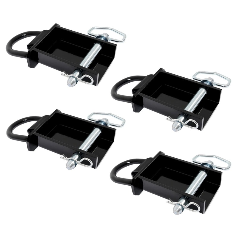 Heavy Duty Stake Pocket D Rings Removable Tie Down Rings For Utility Trailers 2