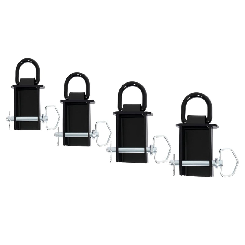 Heavy Duty Stake Pocket D Rings Removable Tie Down Rings For Utility Trailers 3