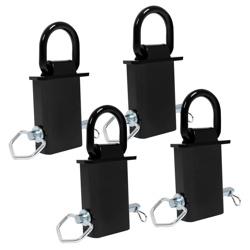Heavy Duty Stake Pocket D Rings Removable Tie Down Rings For Utility Trailers 13