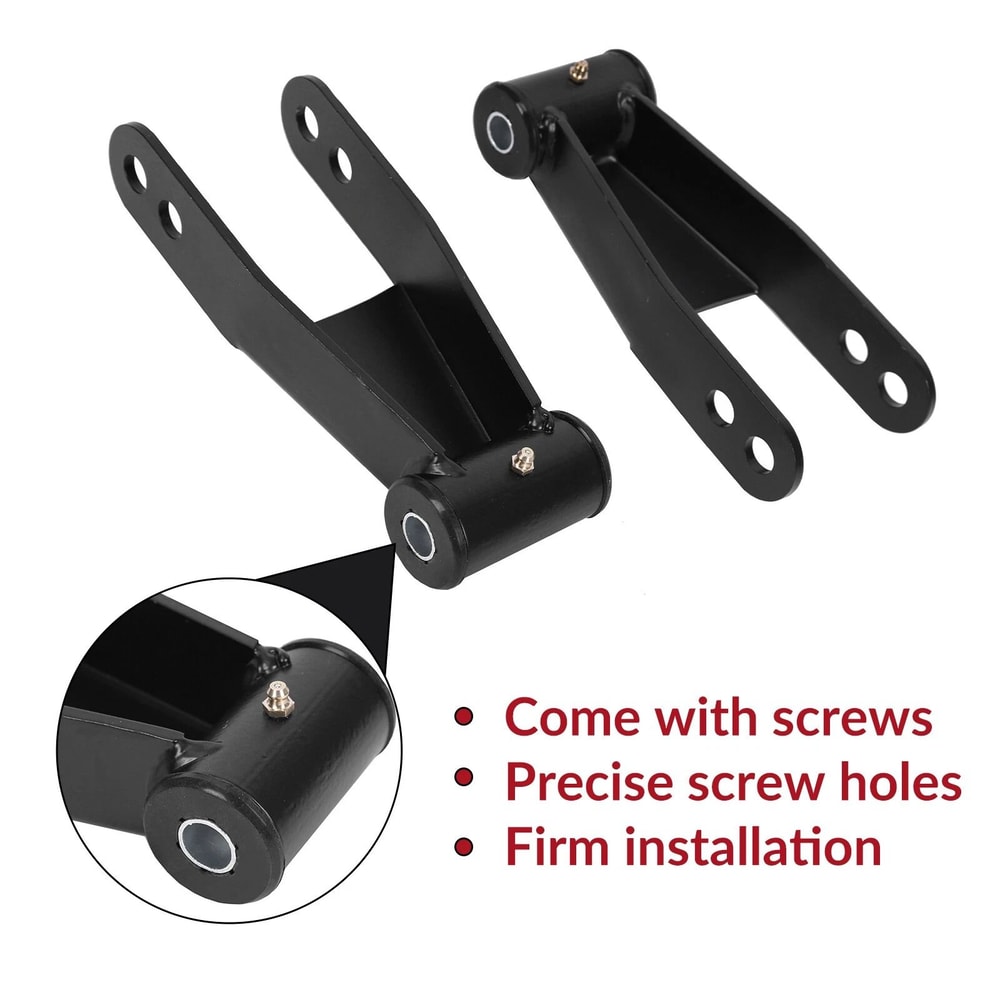 Rear Drop Shackles Lowering Kit For Chevy Silverado GMC Sierra 7