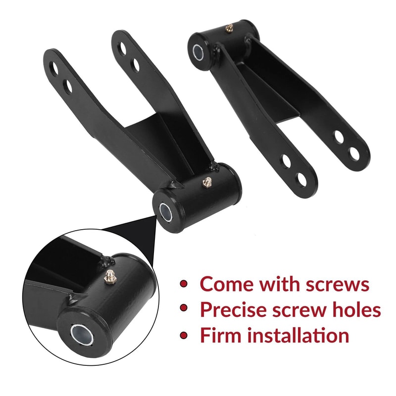 Rear Drop Shackles Lowering Kit For Chevy Silverado GMC Sierra 7