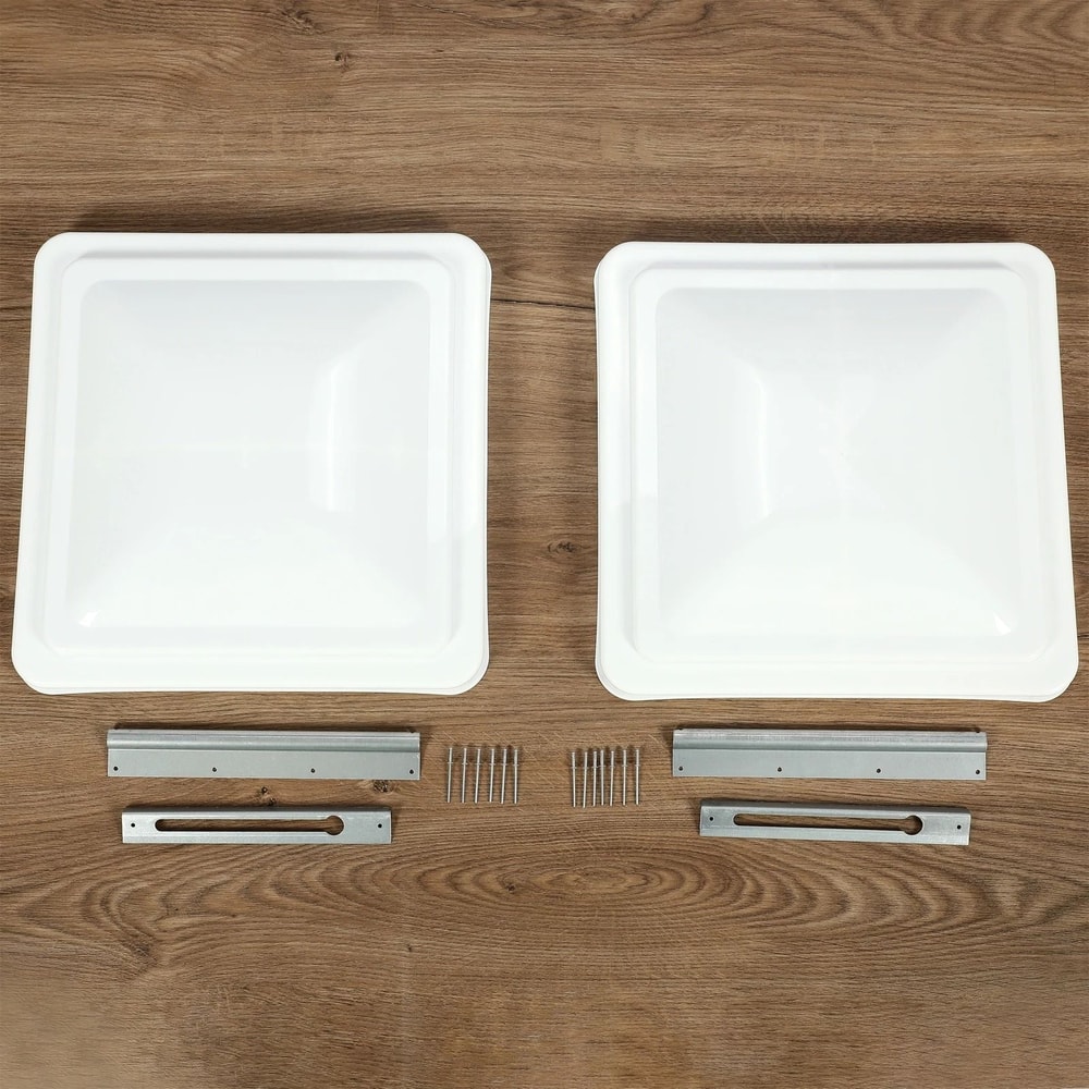 RV Replacement Roof Vent Cover For Camper Trailer White 0