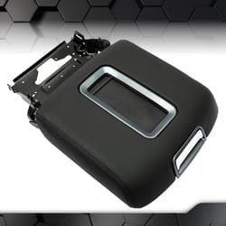 leather center console armrest lid for chevrolet suburban & silverado durable replacement