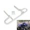 Rear Grab Bar Bumper Bracket For Yamaha Raptor Silver 0