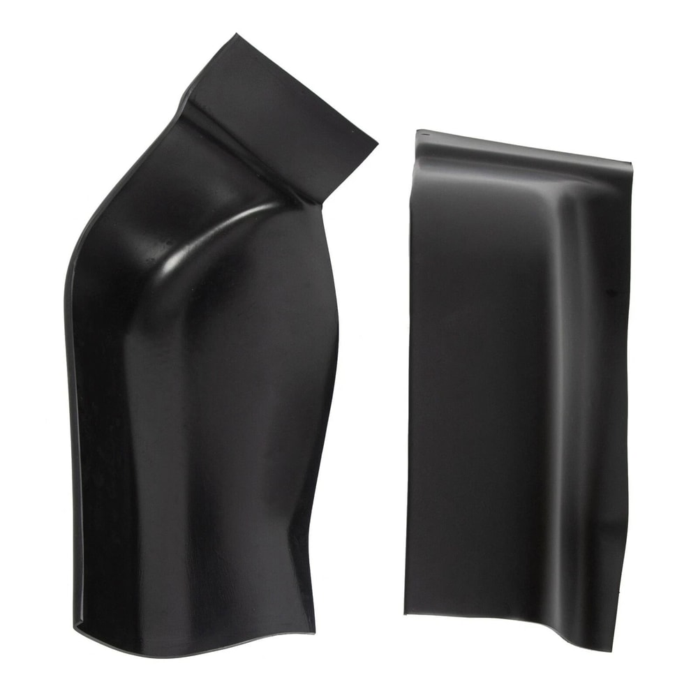 Black ABS Cab Corner Covers For Ford Crew Cab Durable Easy Install And Custom Fit 1