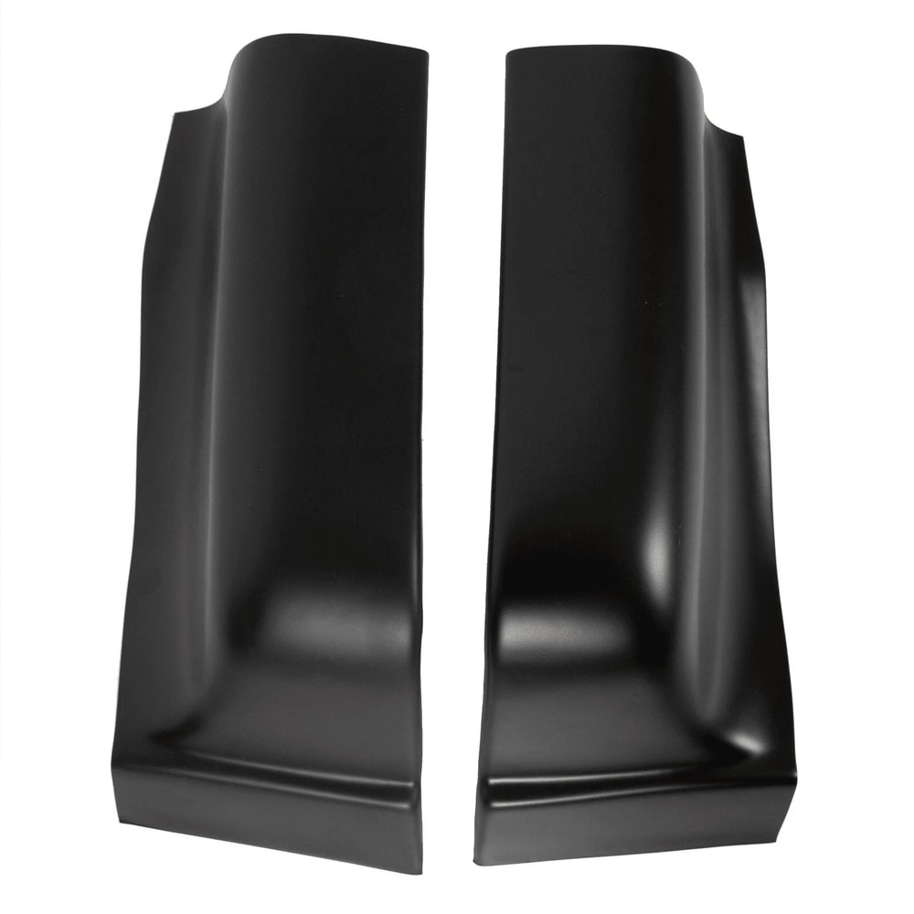 Black ABS Cab Corner Covers For Ford Crew Cab Durable Easy Install And Custom Fit 3