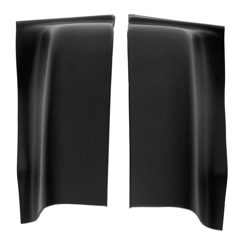 Black ABS Cab Corner Covers For Ford Crew Cab Durable Easy Install And Custom Fit 4