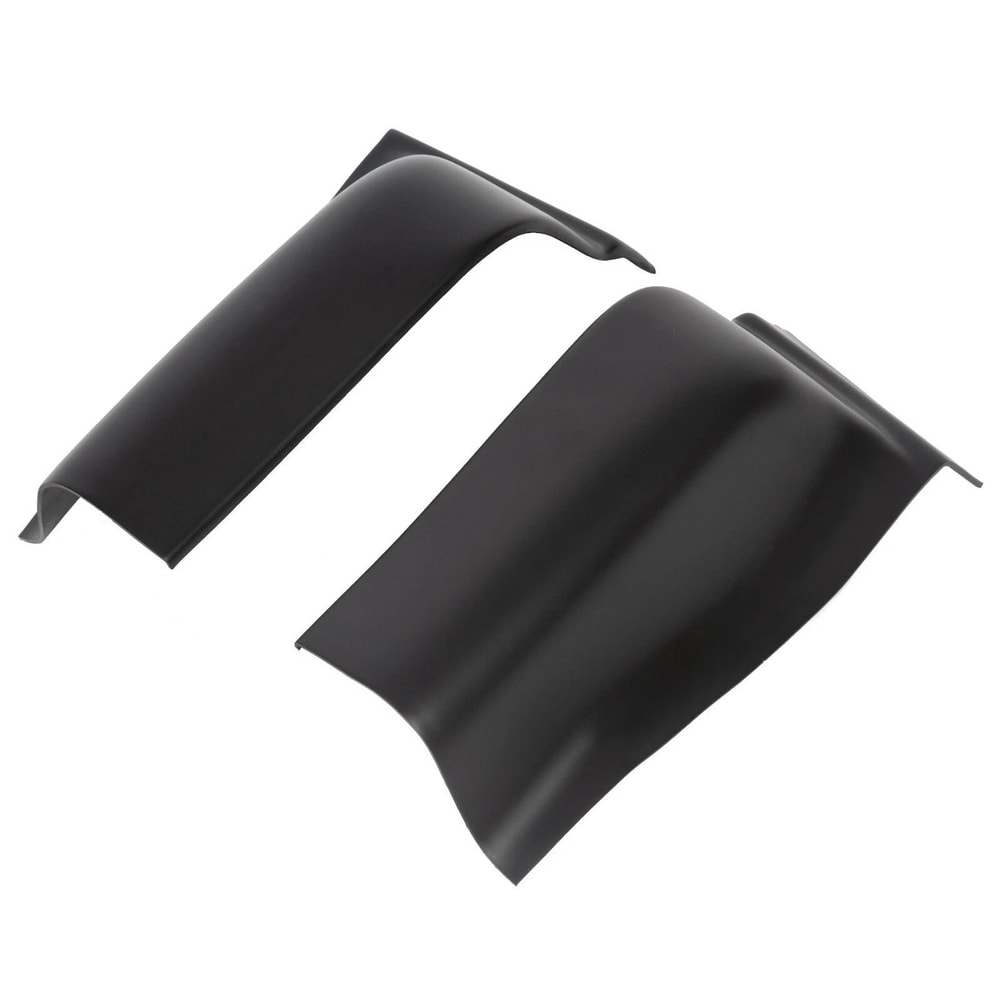 Black ABS Cab Corner Covers For Ford Crew Cab Durable Easy Install And Custom Fit 7