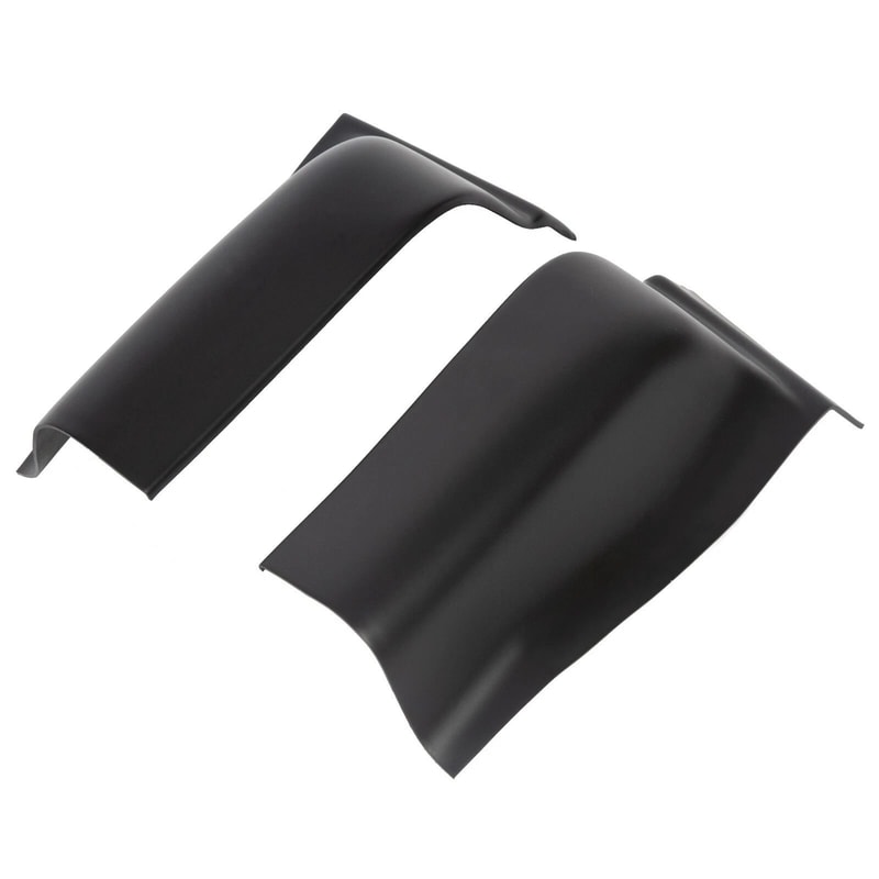 Black ABS Cab Corner Covers For Ford Crew Cab Durable Easy Install And Custom Fit 7