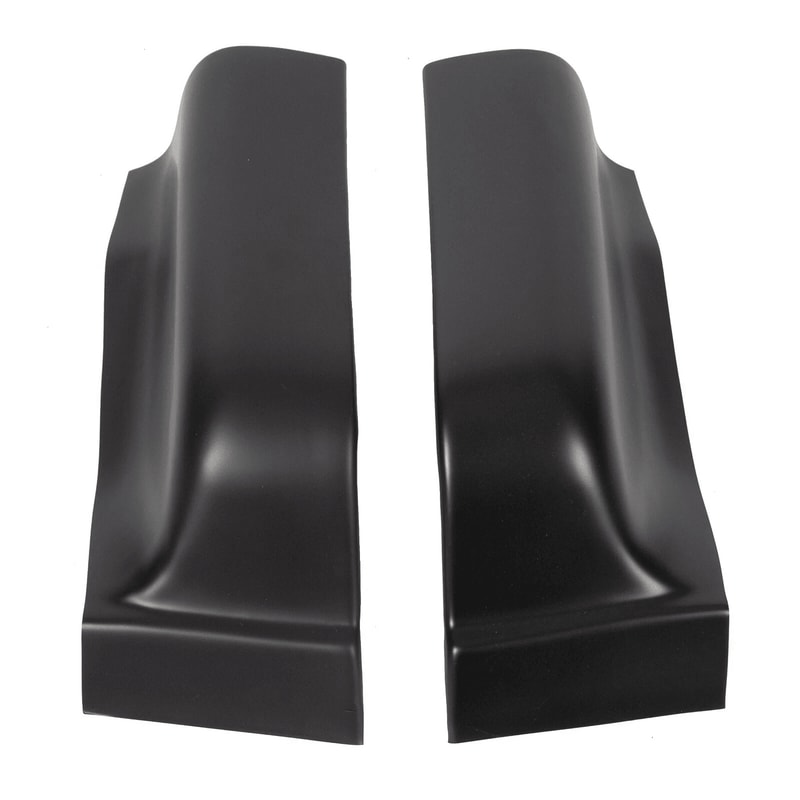 Black ABS Cab Corner Covers For Ford Crew Cab Durable Easy Install And Custom Fit 9