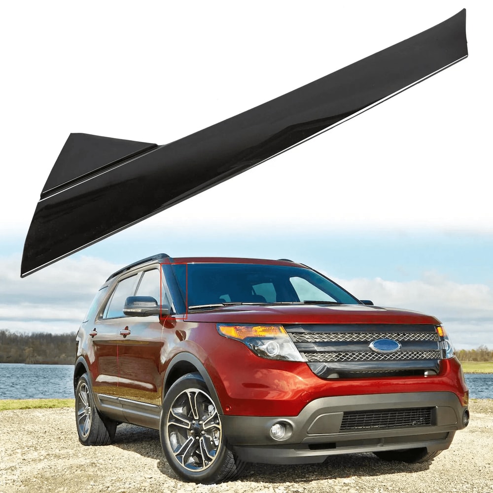 Ford Explorer Passenger Side Windshield Trim Pillar Molding 10